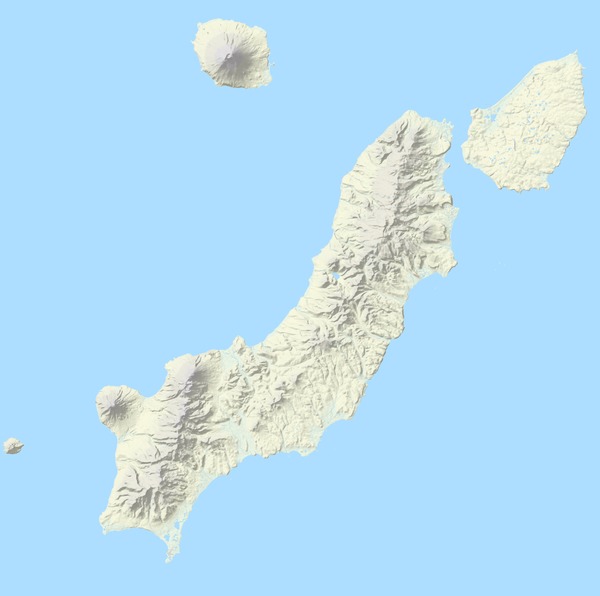 Подробная карта остров Парамушир 